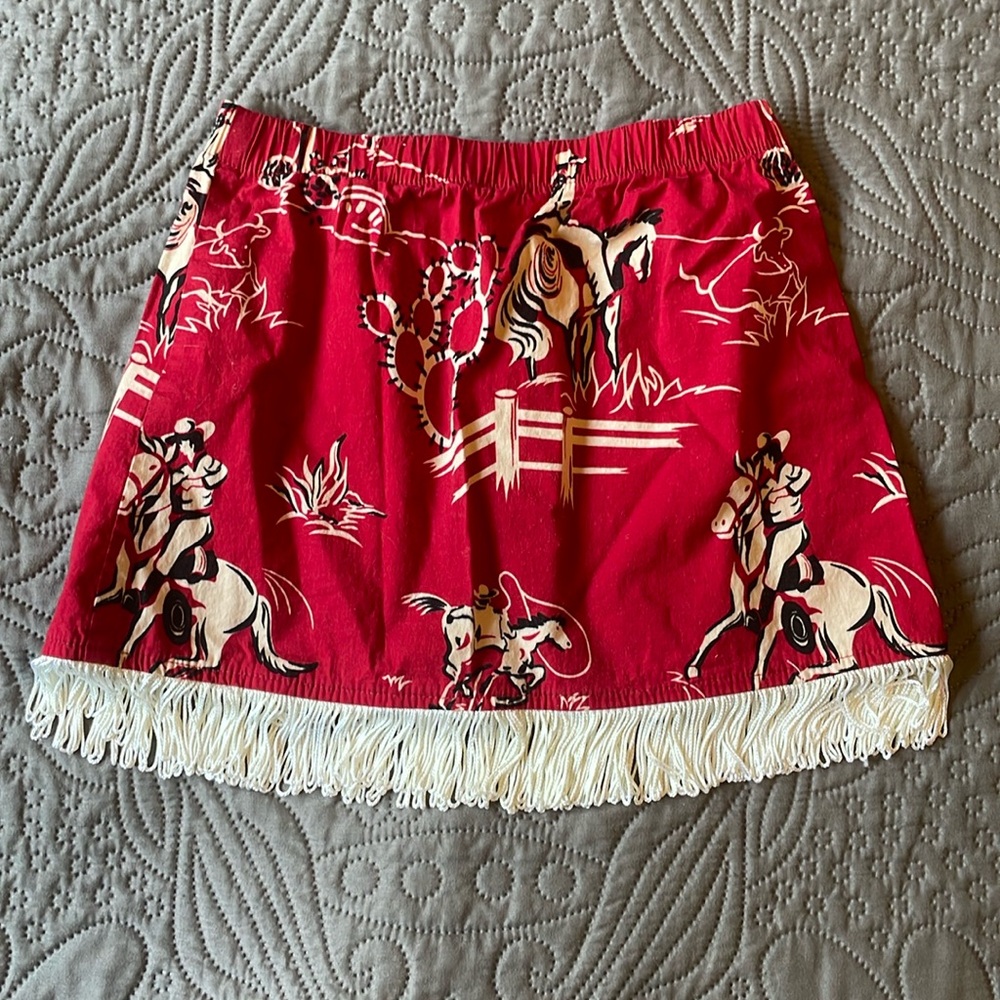 ❤️🤠Walk up Wear Western Cowboy Skirt🤠❤️ size 4